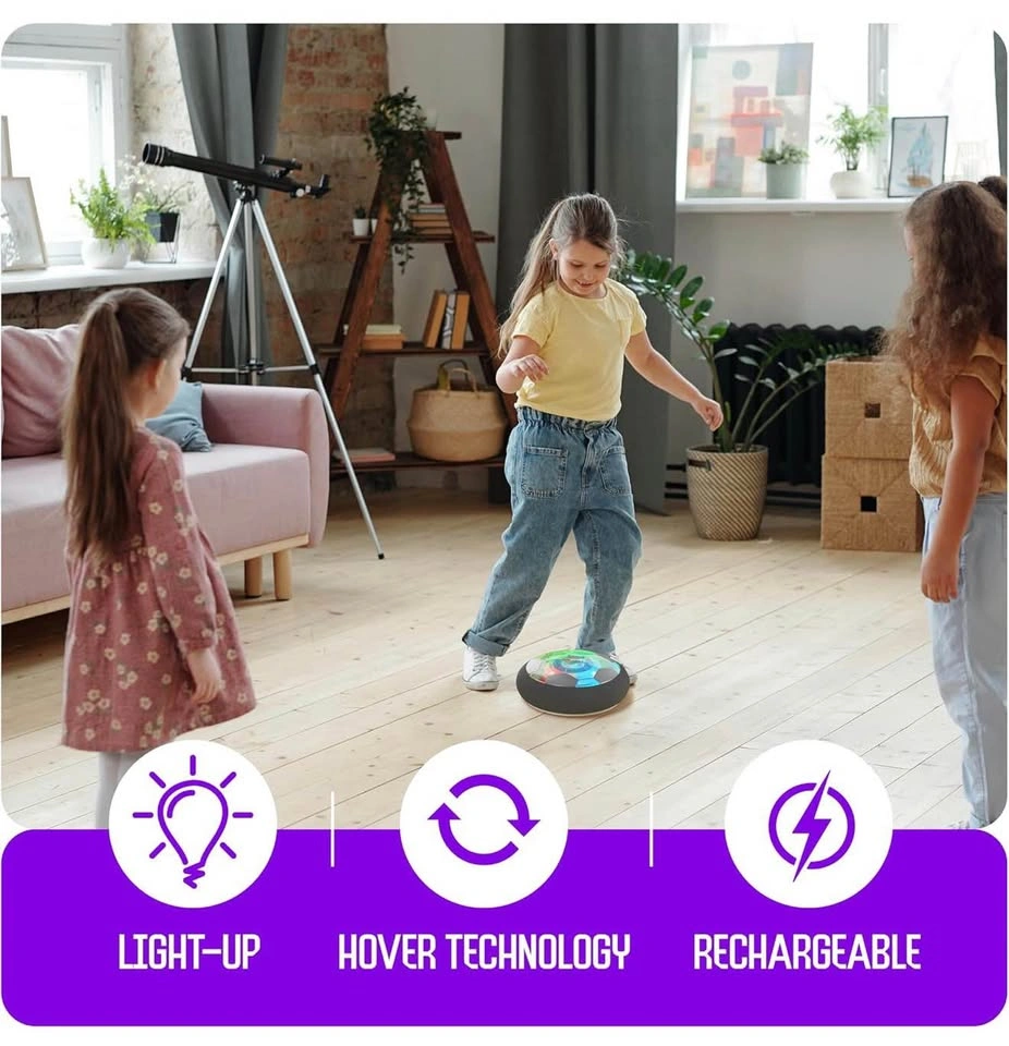 NEW Rechargeable Hover Soccer Ball with LED Lights – Ninja Blast - photo 5