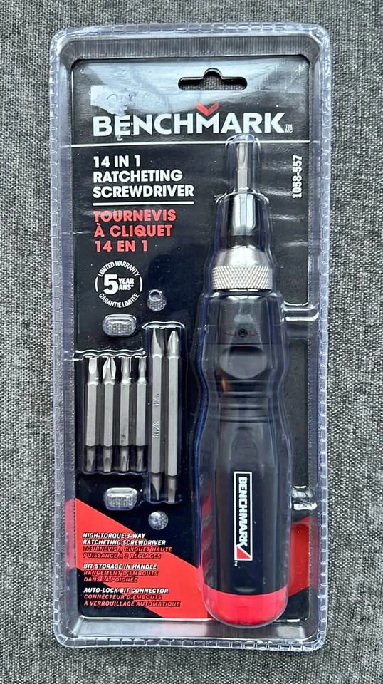 Benchmark 14 in 1 Ratcheting Screwdriver