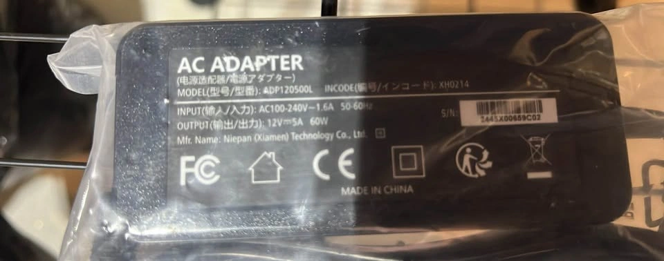 Superer AC Adapter ADP120500L - photo 2