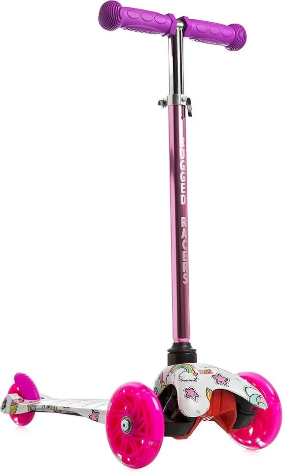 Rugged Racers Kids Scooter - Unicorn Print