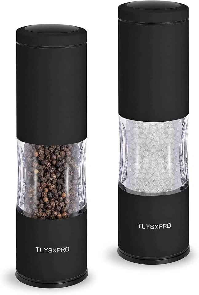 Salt and Pepper Grinder Set with Adjustable Coarseness