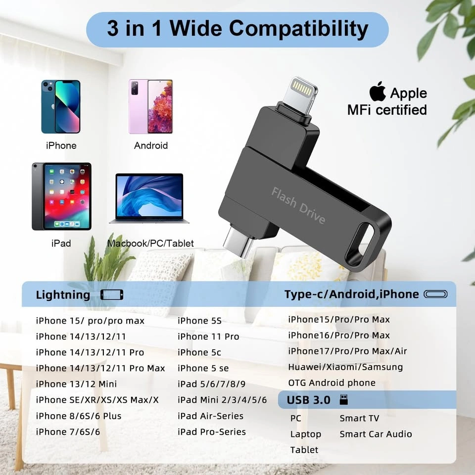 Apple MFi Certified 512GB Photo Stick for iPhone - photo 5