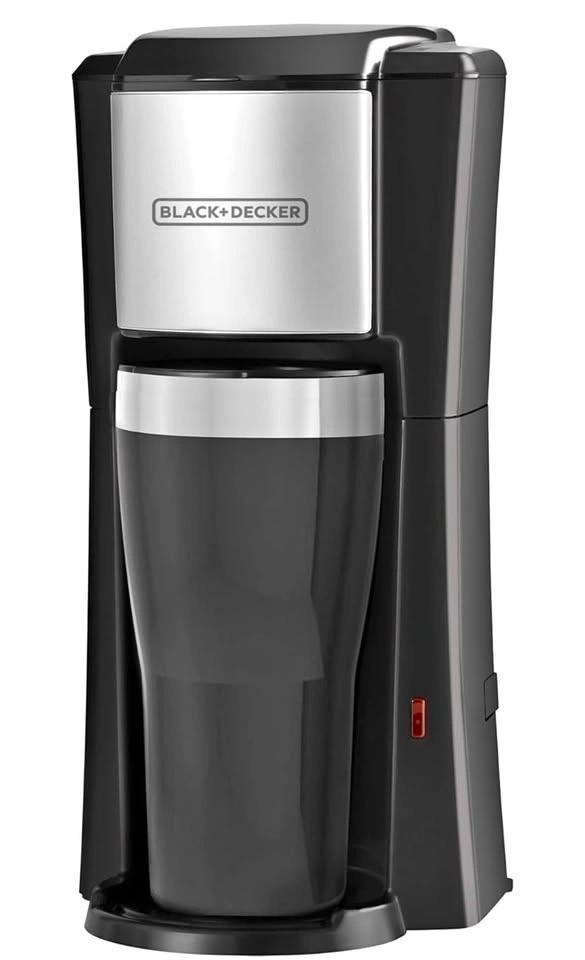 NEW Black+Decker Single Serve Coffeemaker w/ 16oz Travel Mug