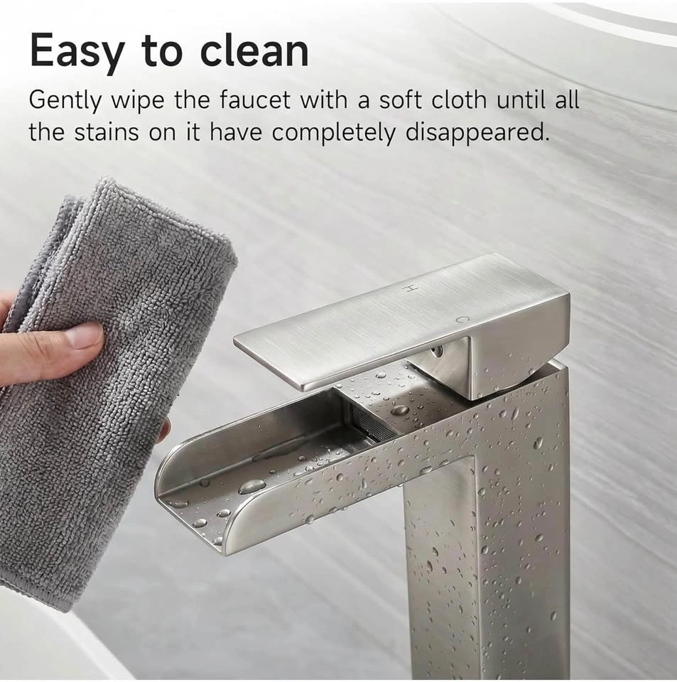 NEW Modern Brushed Nickel Bathroom Sink Faucet – Lairuier - photo 4