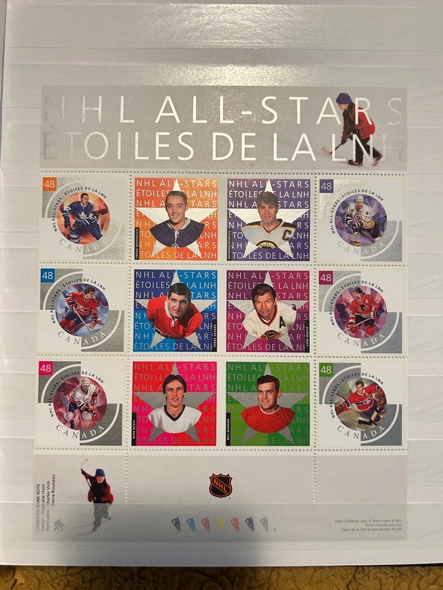 NHL All-Star Stamps