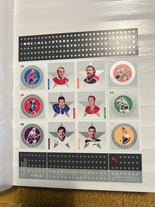NHL All-Star Stamps - photo 2