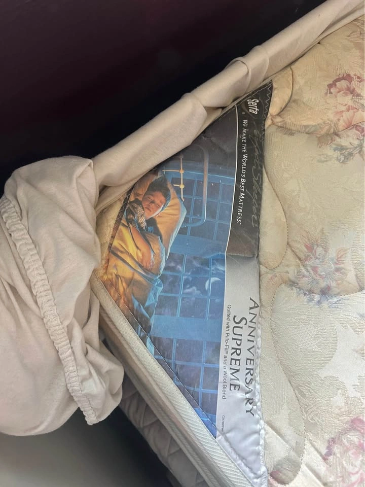 Ikea Leirvik Queen Bed Frame + Mattress - photo 3