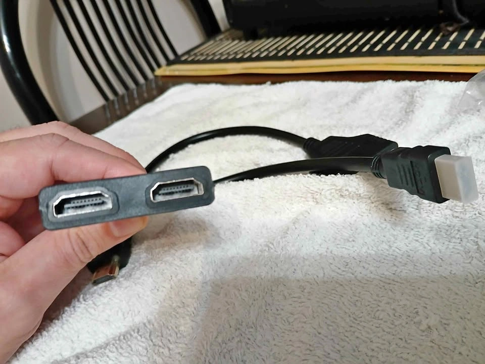 2 - HDMI 1 Male to 2 Female Splitter - $12 each