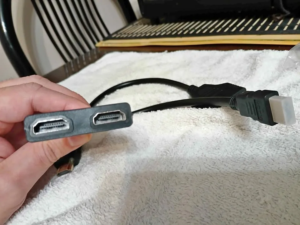 2 - HDMI 1 Male to 2 Female Splitter - $12 each