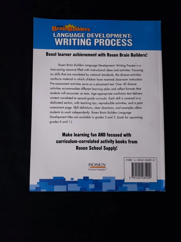 NEW! Rosen Grade 2 Brain Builders Writing Process Workbook - photo 2
