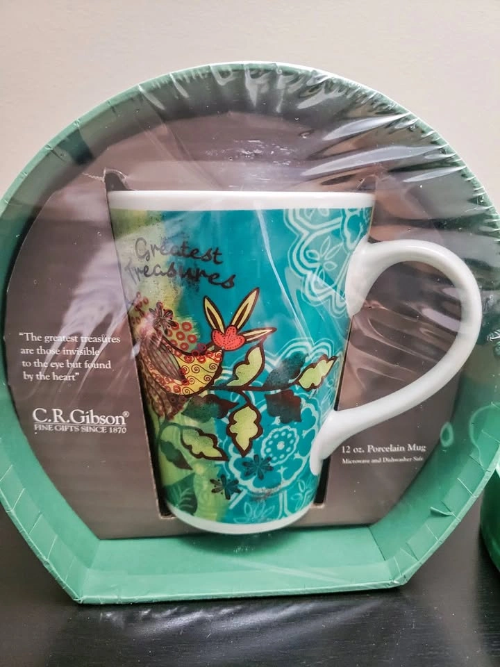 Rare C.R. Gibson Gypsy Garden Collectible Mug