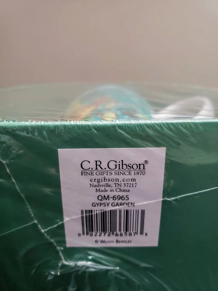 Rare C.R. Gibson Gypsy Garden Collectible Mug - photo 3