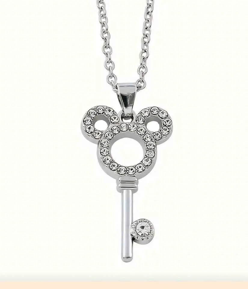 New Mickey Rhinestone Necklace