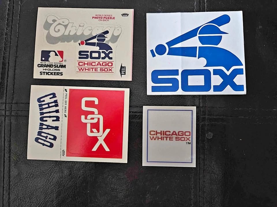 1980s Chicago White Sox Stickers & Hologram Card - $10
