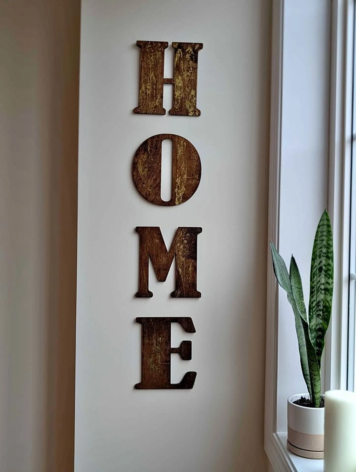 Wooden letters HOME✨🏡