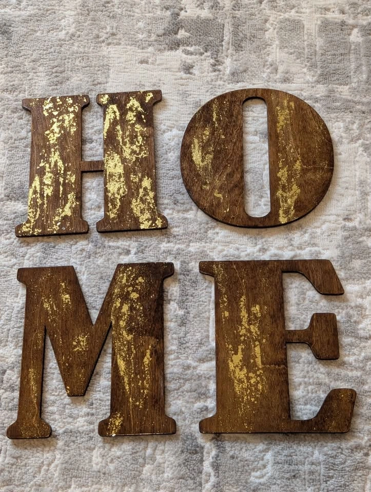 Wooden letters HOME✨🏡 - photo 3