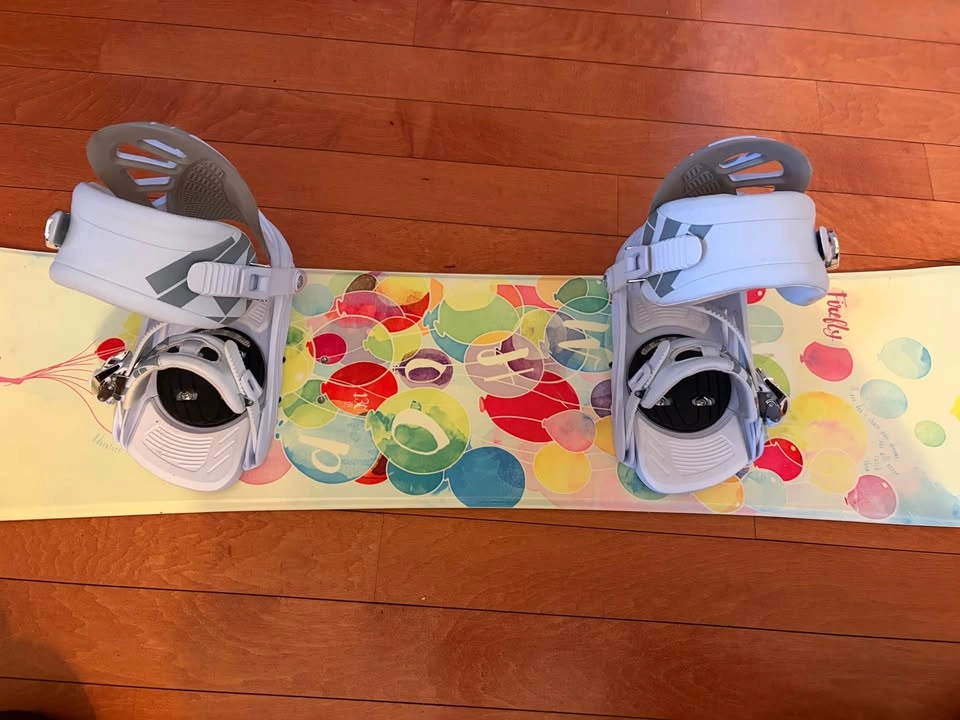 Snowboard (130 cm) with bindings - photo 4