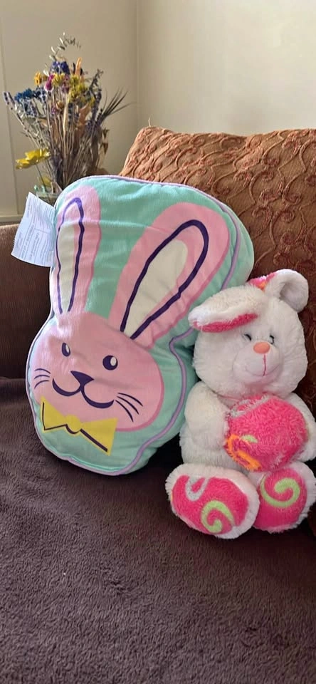 Easter Pillow and Plushy