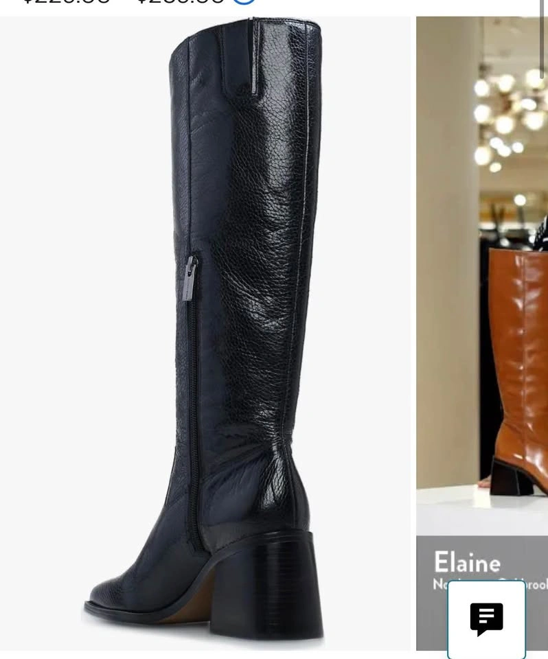 Vince Camuto Leather Boots Size 9 - photo 2