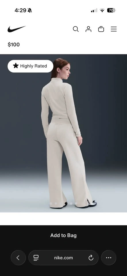 Nike XS Fleece Pants (Never Worn) - photo 3