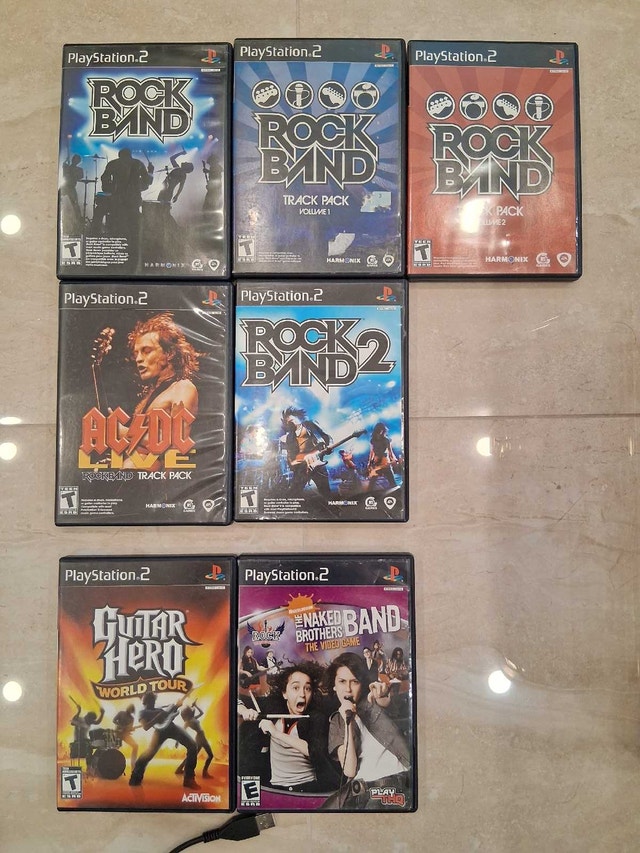 Rock Band Bundle (PS2 / Sony Playstation 2) - photo 2