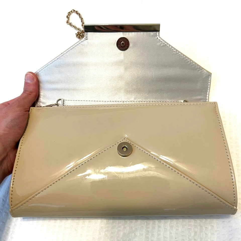 Call It Spring Women’s Shiny Beige Crossbody Bag - photo 2