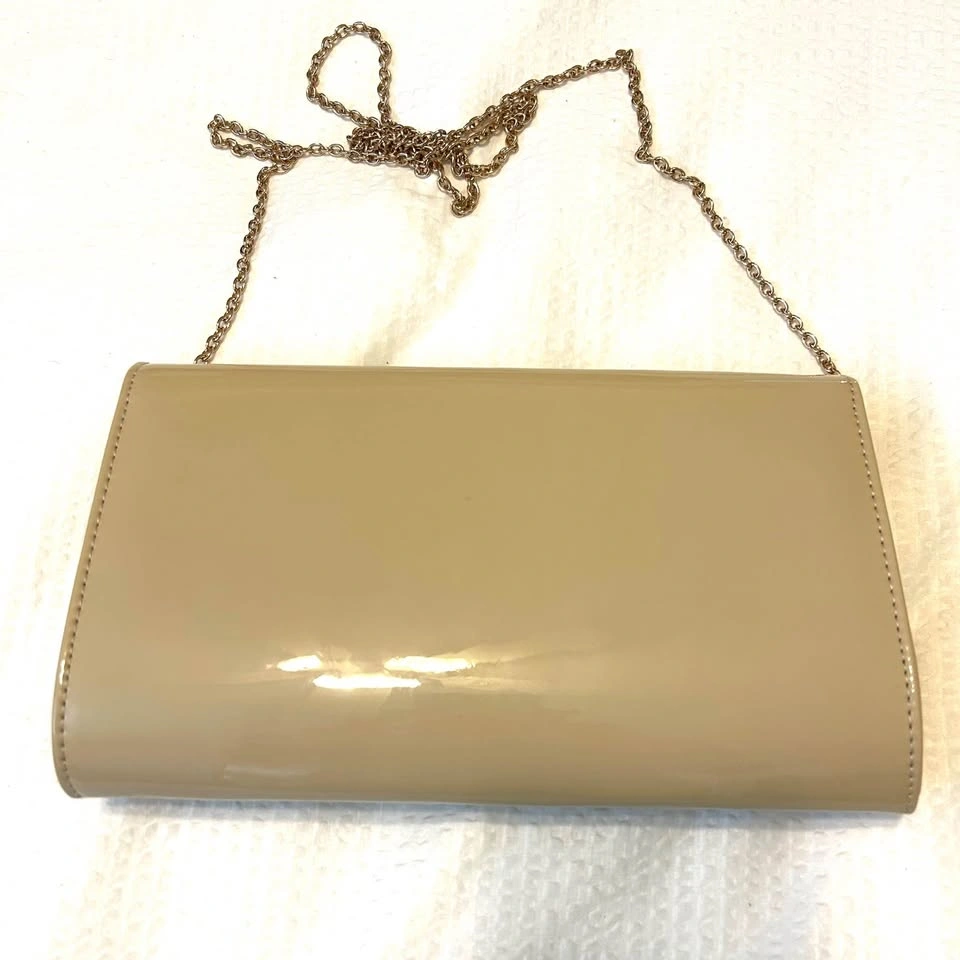 Call It Spring Women’s Shiny Beige Crossbody Bag - photo 3