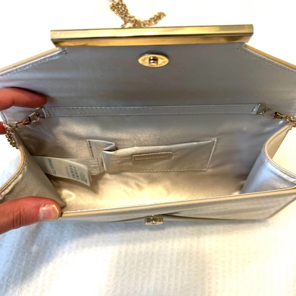Call It Spring Women’s Shiny Beige Crossbody Bag - photo 4
