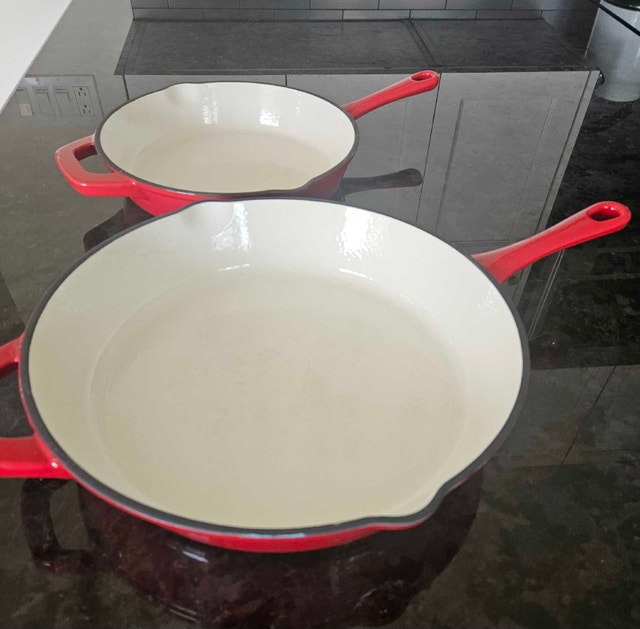 Tramontina Enameled Cast Iron Skillets (10" & 12") - photo 2