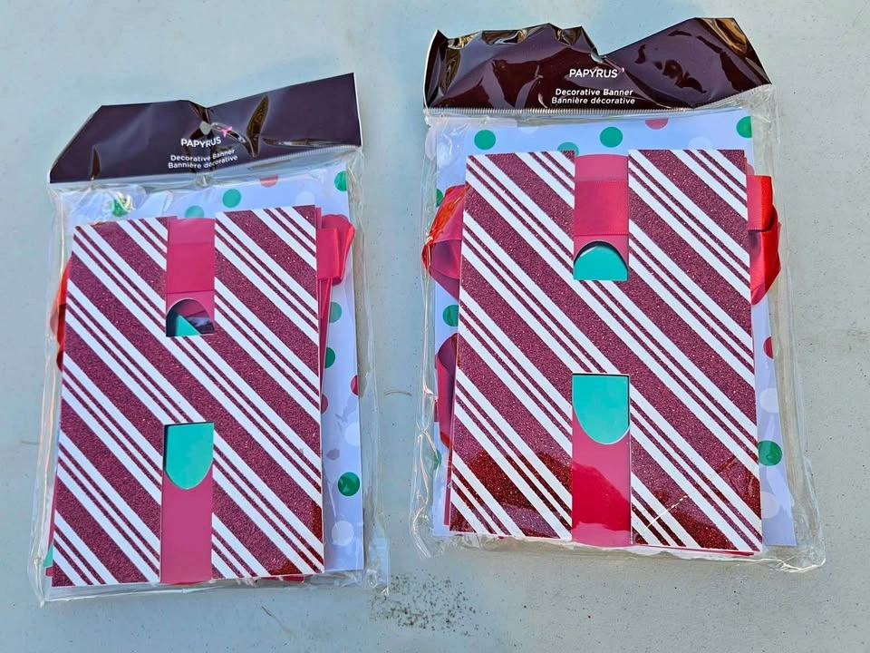 New Unopened Two Papyrus Christmas Ho Ho Ho Banners - price for