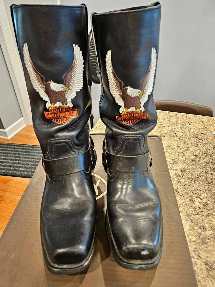 Men's Harley Boots - Size 7 🏍🏍🥾🥾