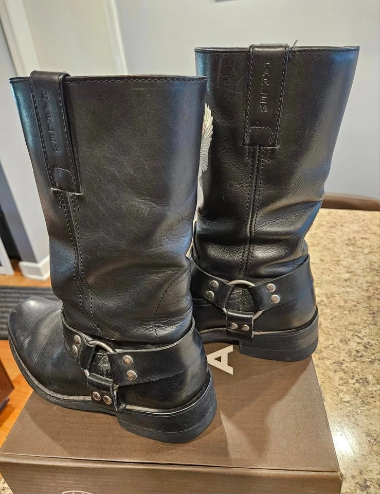 Men's Harley Boots - Size 7 🏍🏍🥾🥾 - photo 2