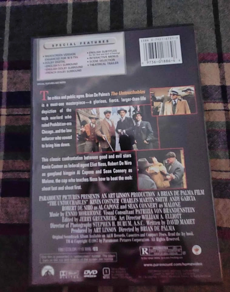 The Untouchables DVD - photo 3