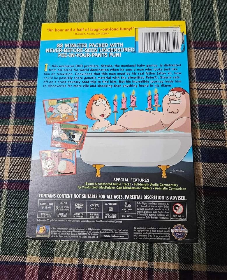 Family Guy DVD - Stewie Griffin: The Untold Story - photo 3