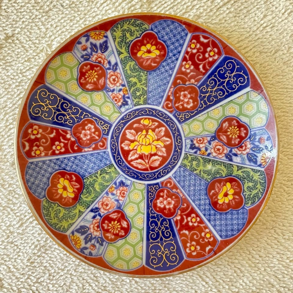 4.3" Japanese Porcelain Decorative Plate – Imari Ware (Arita) - photo 2