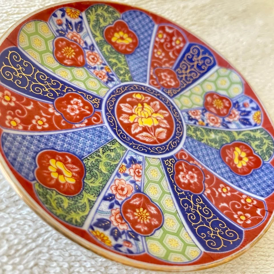4.3" Japanese Porcelain Decorative Plate – Imari Ware (Arita) - photo 5