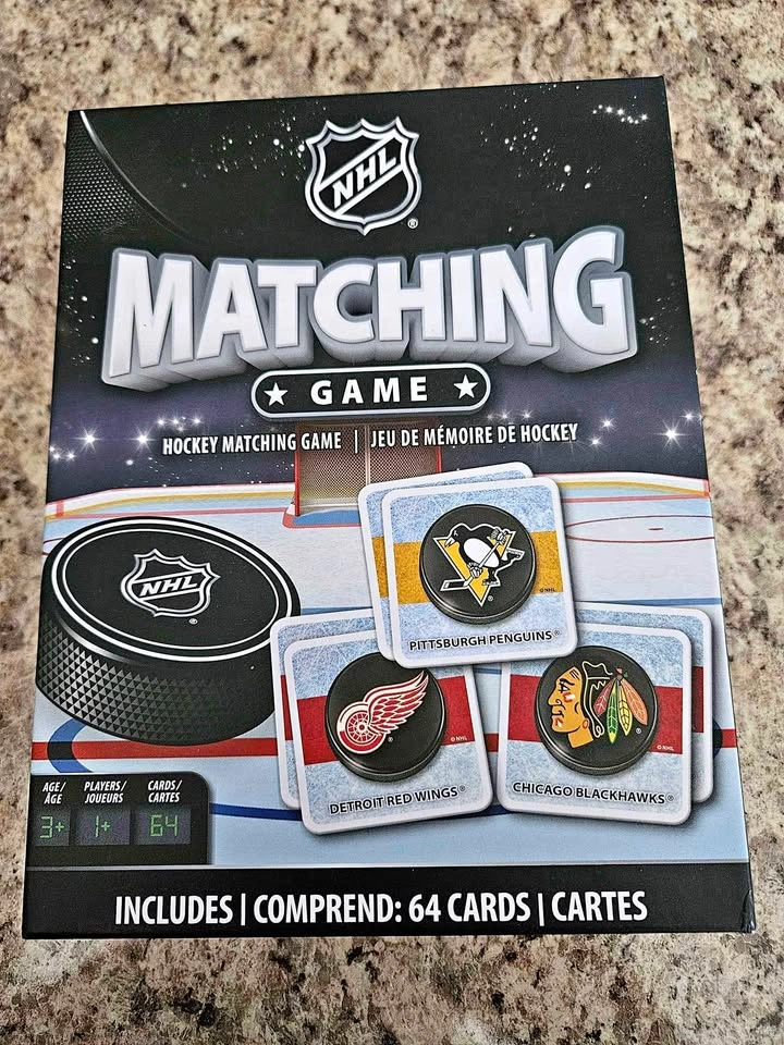 MasterPieces NHL 64 Card Matching Game