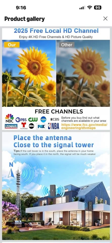 TV Antenna for HD Smart TV - photo 2