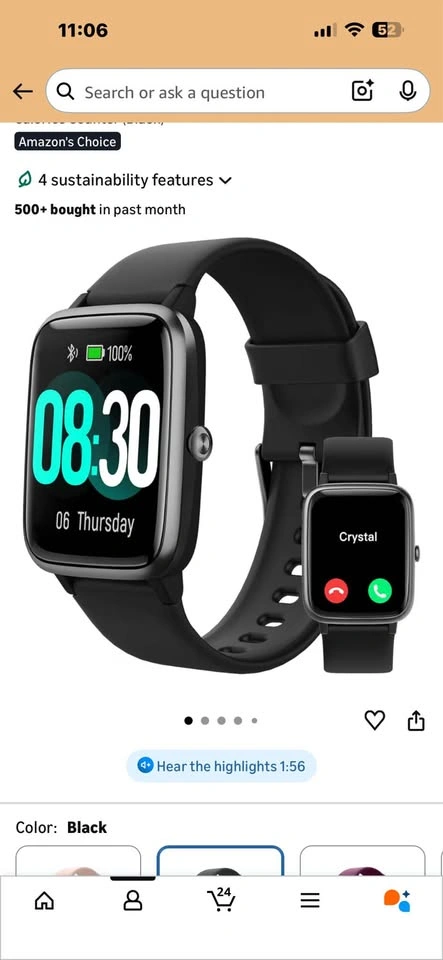 Smart Watch for iPhone/Android - Fitness Tracker - photo 2