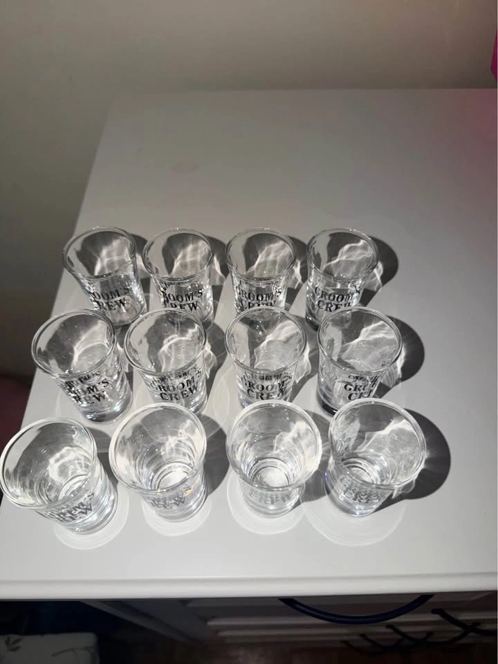 12 pcs Groom crew shot glasses - photo 5