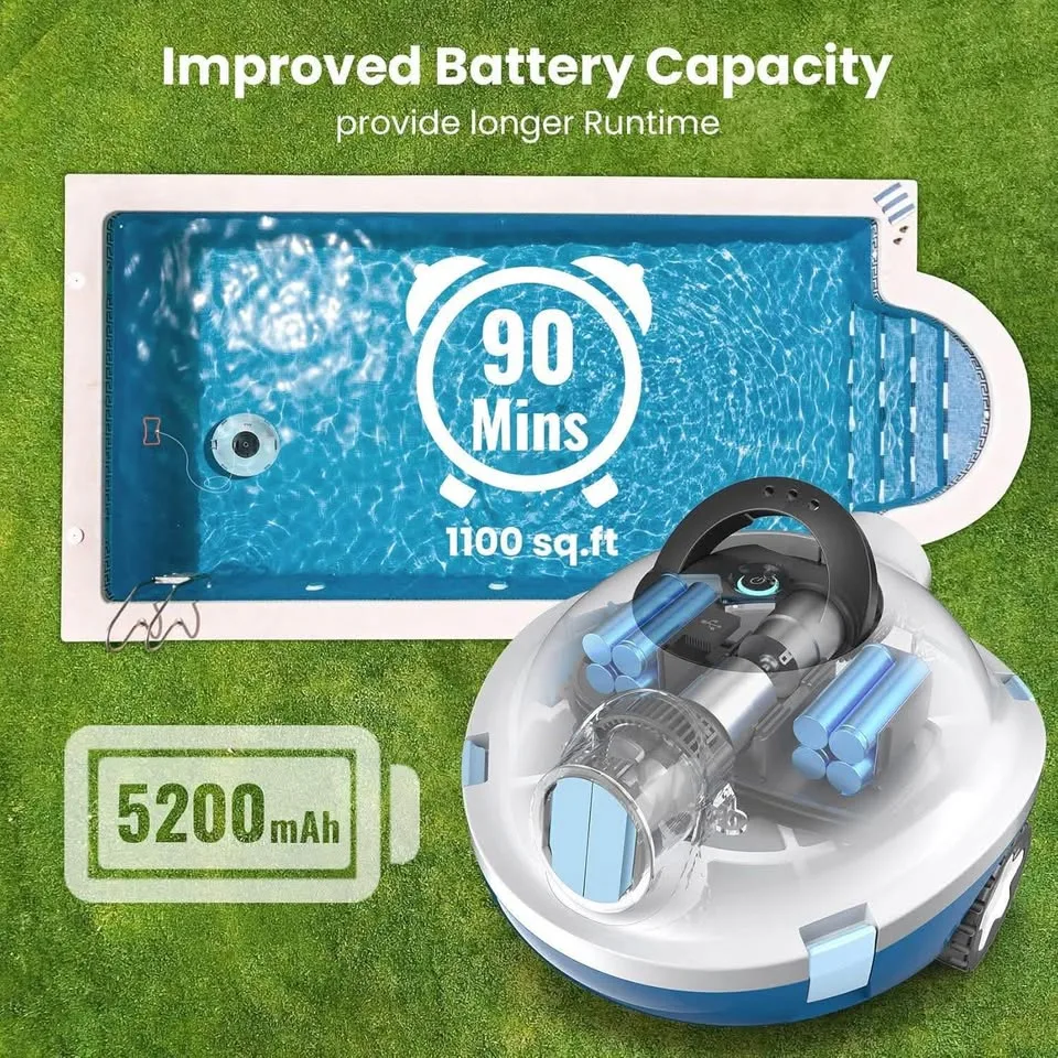 OUCAXIA Cordless Pool Cleaner image indicator(6)