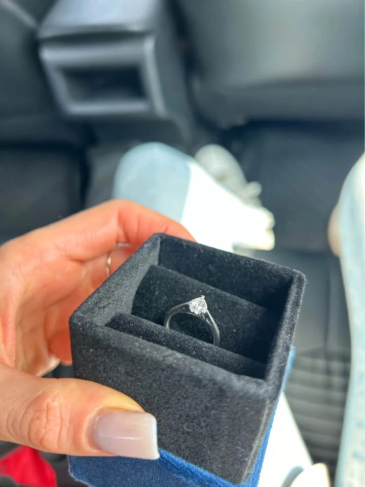 14k White Gold Diamond Ring - photo 2