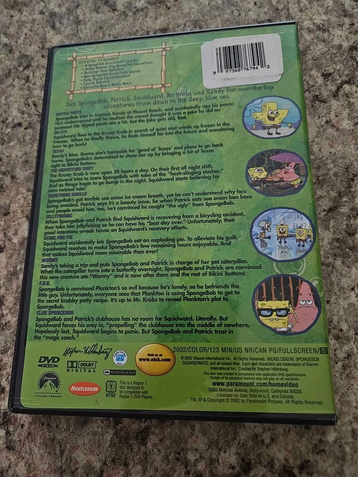 SpongeBob 10 Sea-Worthy Stories DVD - photo 2