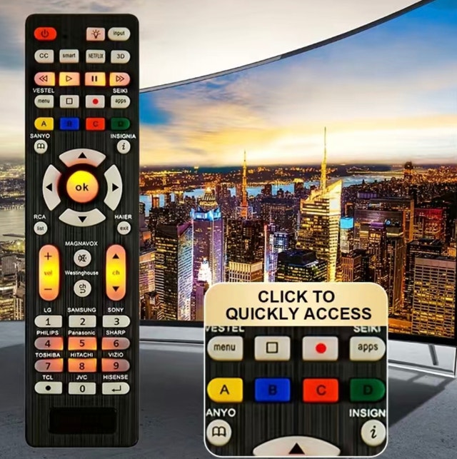 Universal TV Remote for LG, Sony, Samsung, Panasonic, Toshiba &