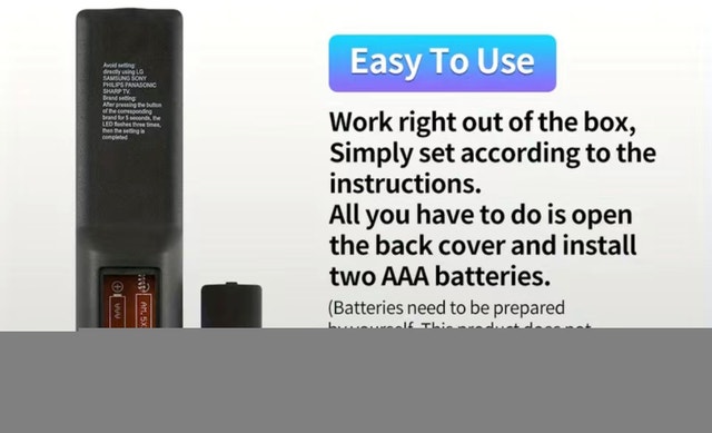 Universal TV Remote for LG, Sony, Samsung, Panasonic, Toshiba & - photo 4