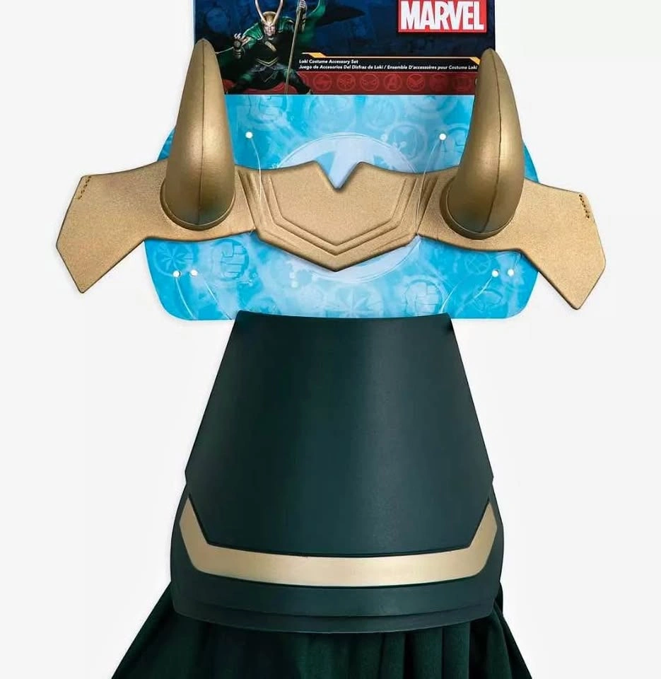 NEW Loki Costume Accessory Set for Adults Disney