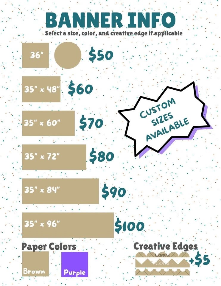 CUSTOM HAND PAINTED PARTY BANNERS - photo 5