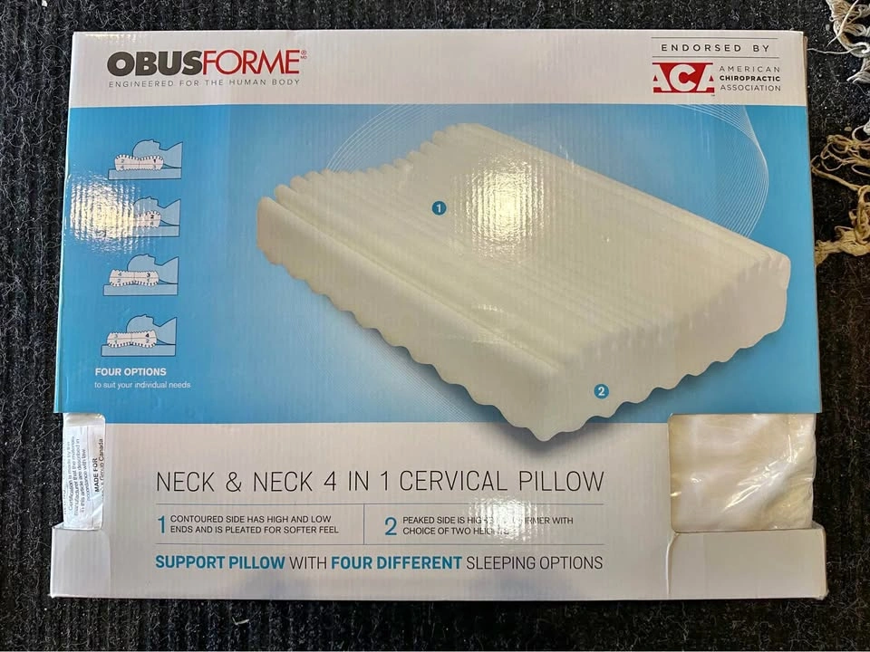 ObusForme Neck & Neck 4 in 1 Cervical Pillow