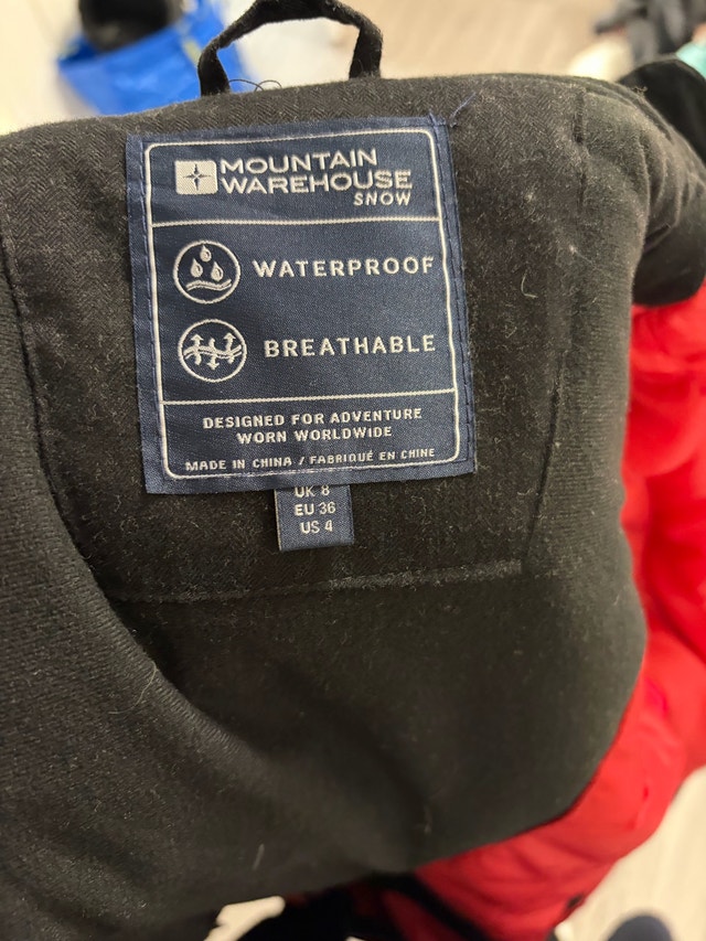 Mountain Warehouse Ski Snowboarding Jacket Black Women US - photo 4