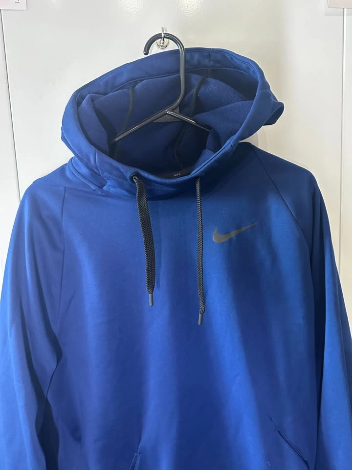 Nike Dri-FIT Blue Hoodie (Men’s Medium) – Excellent Condition - photo 2